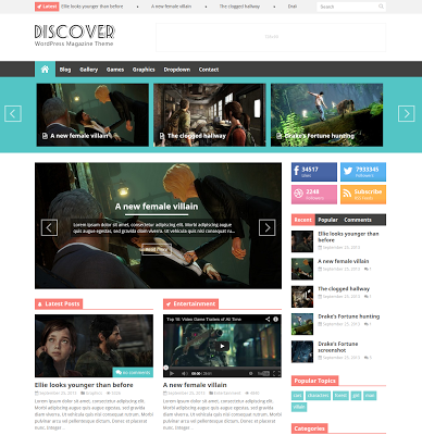 Free Download : Discover – Flat WordPress Magazine Premium Themes Free Download : Discover – Flat WordPress Magazine Premium Themes