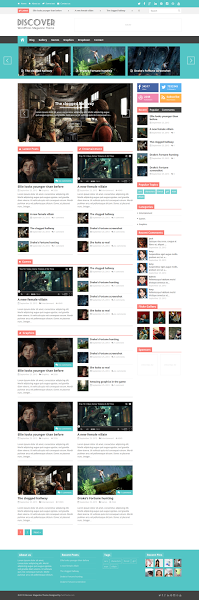 Free Download : Discover – Flat WordPress Magazine Premium Themes
