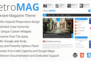 Free Download : Metro Magazine Responsive Premium WordPress Themes